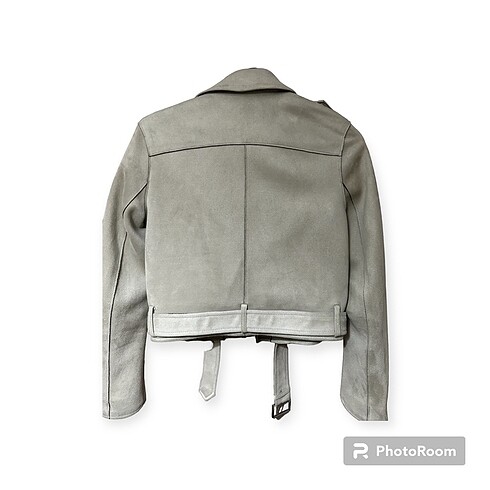 Zara Krem Biker Ceket - Görsel 3