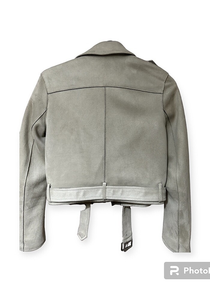 Zara Krem Biker Ceket - Görsel 3