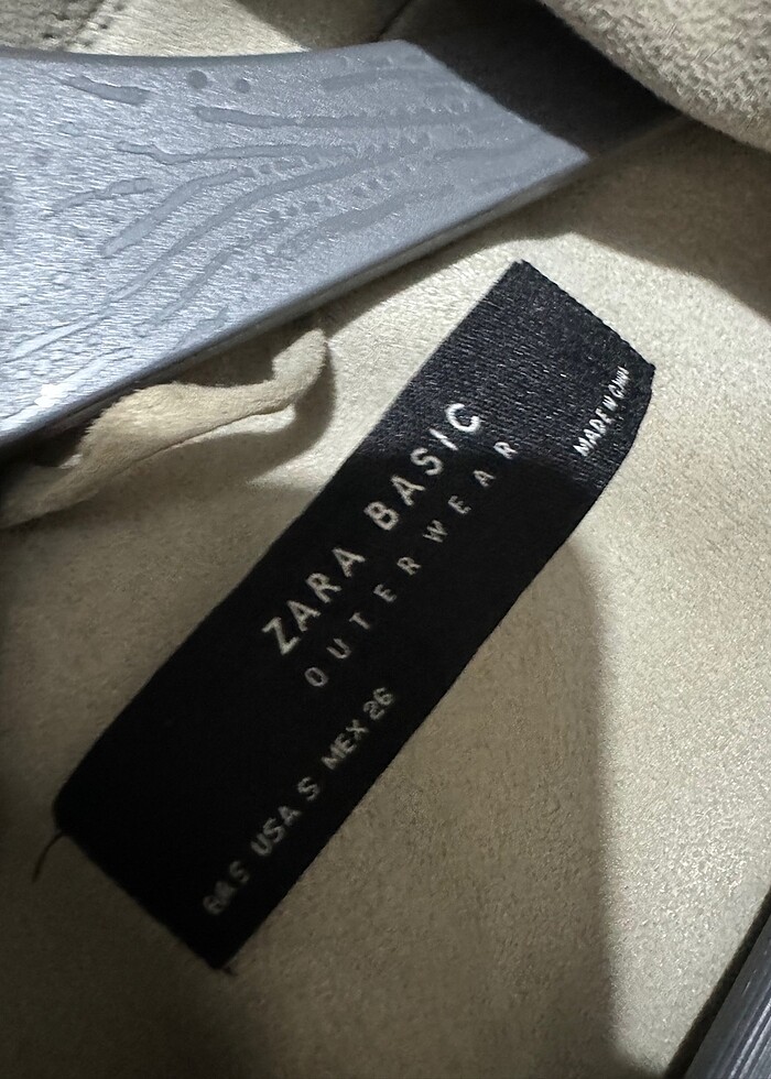 Zara Krem Biker Ceket - Görsel 4