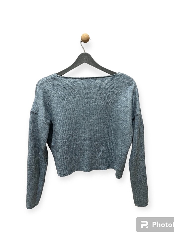 Bebe mavisi triko kazak - Görsel 2