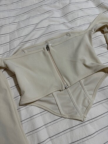 Krem bluz - Görsel 6