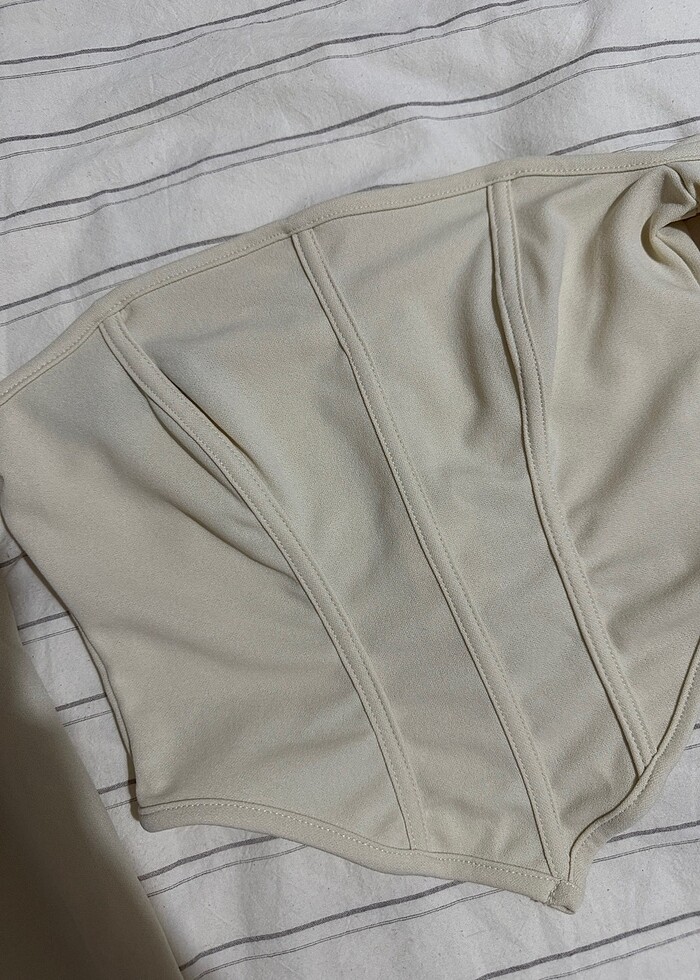 Krem bluz - Görsel 5