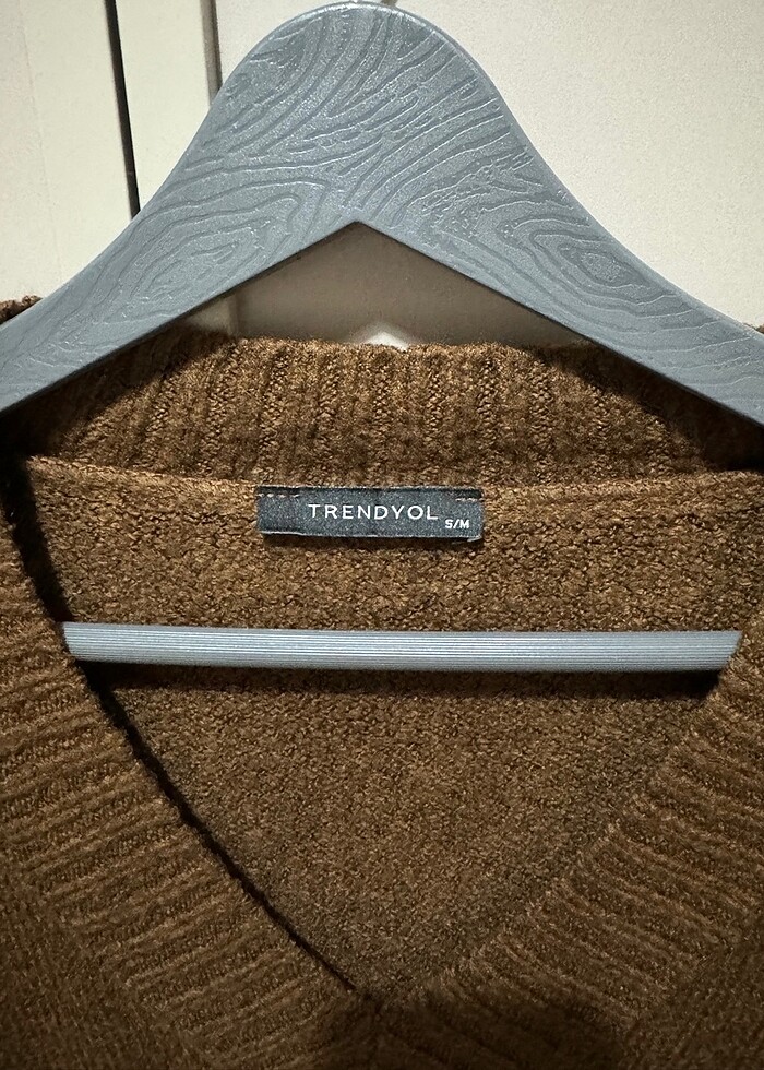 V yaka uzun kazak - Görsel 3