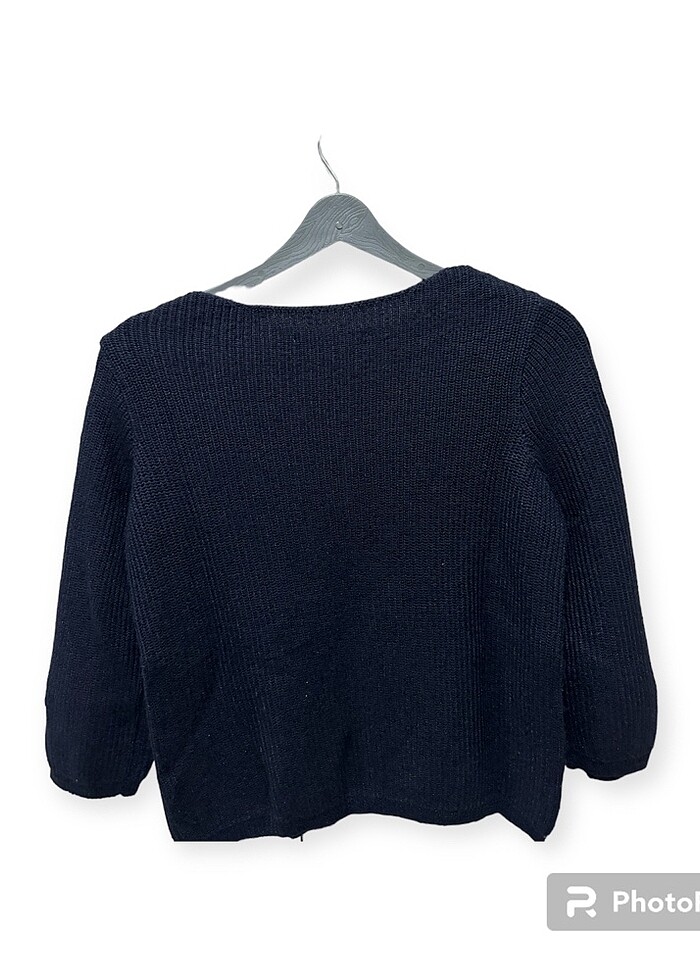 Lacivert kazak - Görsel 2