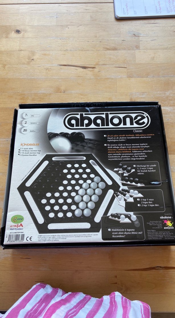 Abalone Siyah Gri masa oyunu - Görsel 4