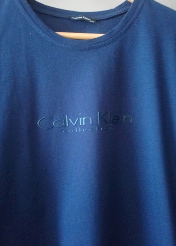 Diğer Erkek Lacivert Kısa Kollu Denim Tişört