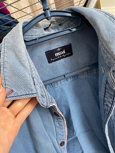Mavi jeans gömlek