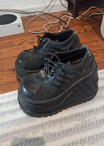 Demonia Stomp-08 Platform Gothic Ayakkabı - Görsel 3