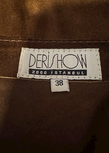 Kadın Kahverengi Süet Drapeli Mini Bustier./1489 - Görsel 10