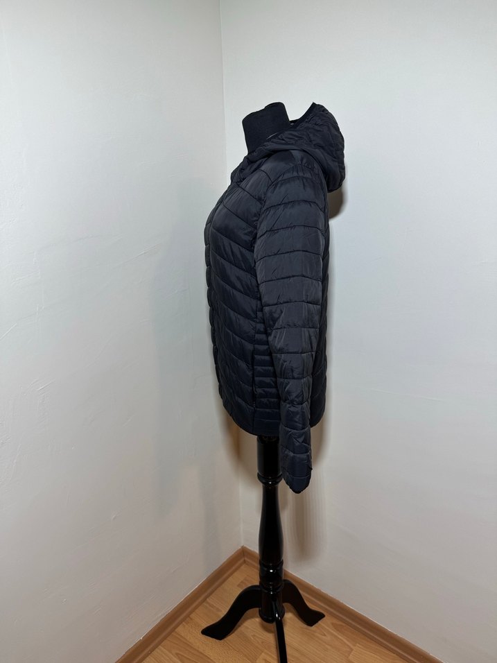 Siyah Fermuarlı Kadın Günlük Ceket - Görsel 5