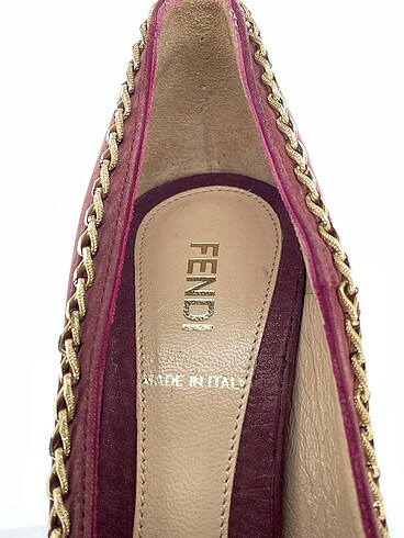 36 Beden bordo Renk Fendi Platform %70 İndirimli.