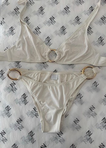 Beyaz Mini Strappy Bikini