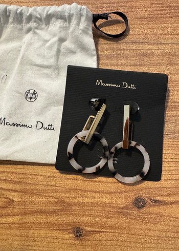Kahverengi Mini Bohem Tokalı Küpeler. T183
