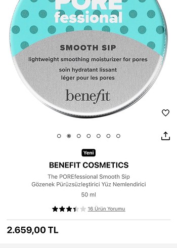 Benefit Benefit Cosmetics Gözenek Pürüzsüzleştirici ./20