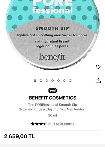 Benefit Cosmetics Gözenek Pürüzsüzleştirici ./20