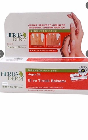 HERBA DERM EL VE TIRNAK BAKIMI BALSAMI KREMİ 60ml
