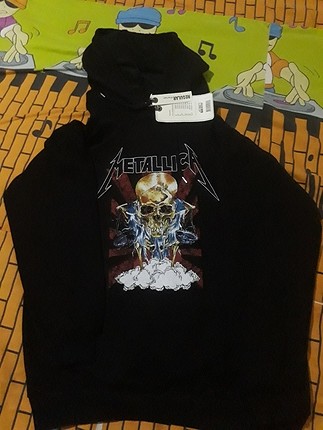 xl Beden siyah Renk Metallica sweat
