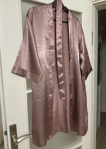 Saten Midi Kadın Sabahlık, Bohem Stil - Görsel 3