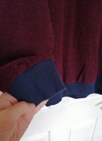 54 Beden Erkek 6 XL erkek bordo kazak 