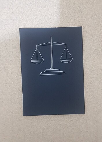Adalet terazili defter