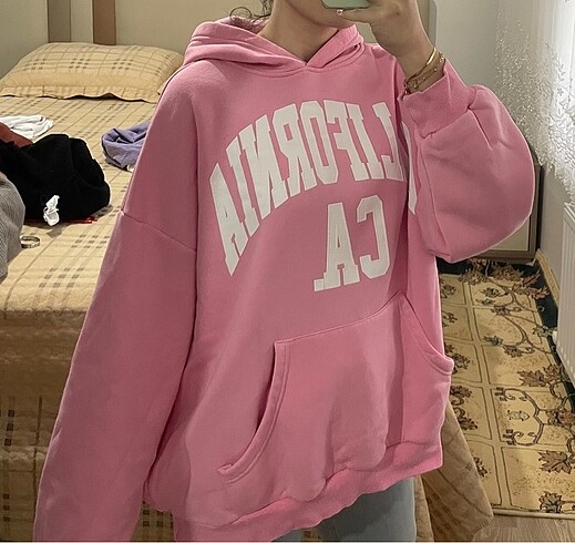 PEMBE SWEATSHİRT