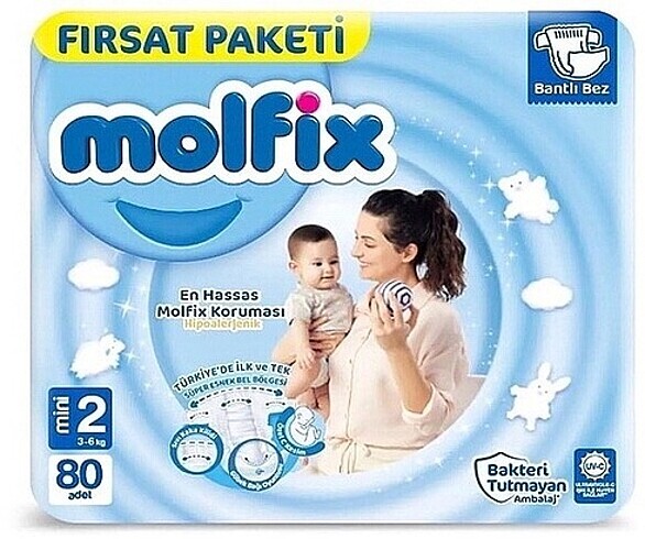 Molfix Molfix 2 numara bebek bezi