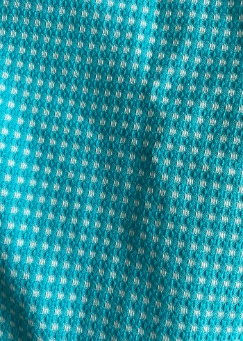 Turkuaz Midi Mini Etek - Görsel 4