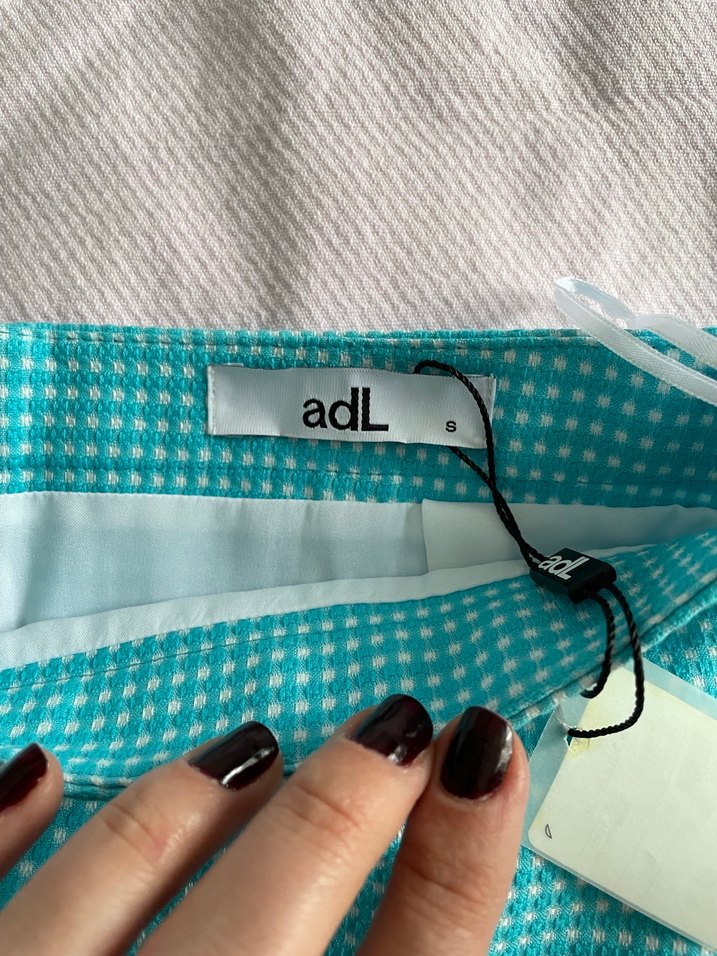 Turkuaz Midi Mini Etek - Görsel 3