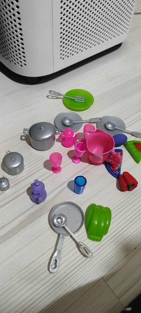 barbie nin Renkli Mini Mutfak Oyuncak Seti - Görsel 2