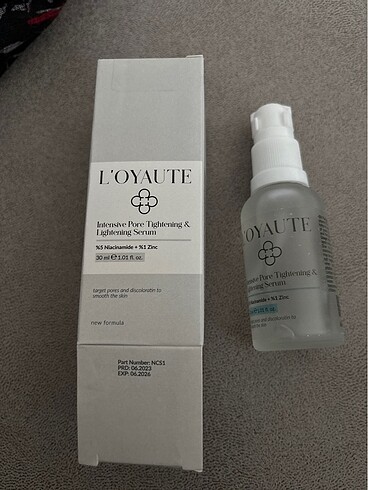  Beden Loyaute intensive pore tightening