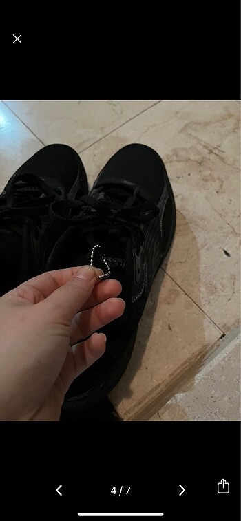 43 Beden siyah Renk Erkek skechers ayakkabı