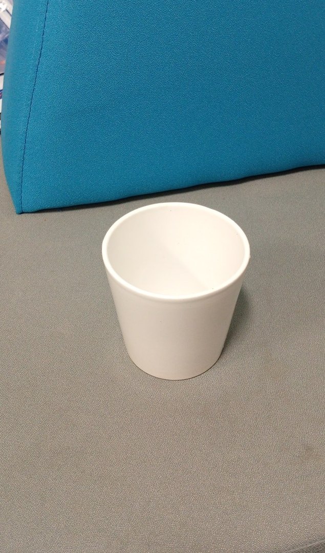 Beyaz Seramik Vazo - Görsel 2