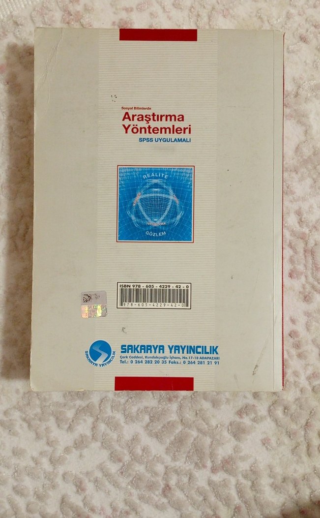 Sosyal Bilimlerde Araştırma Yöntemleri SPSS Kitabı - Görsel 2