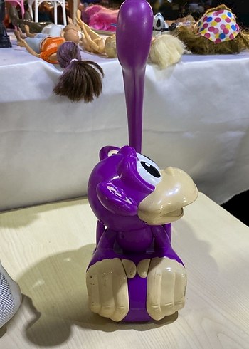  Beden Renk Mor Renkli Maymun Figür Oyuncak