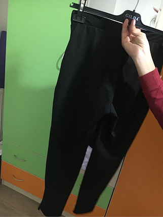 36 Beden siyah Renk Siyah havuç pantolon