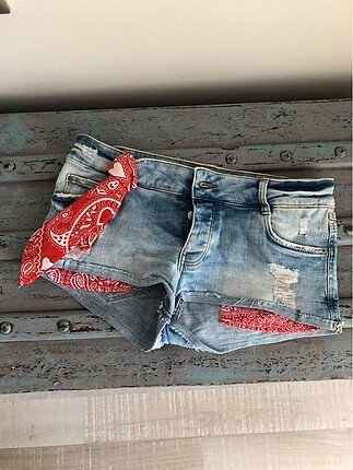 Zara mini kot şort