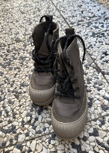 Haki Kamuflajlı Bağcıklı Erkek Bot - Görsel 2