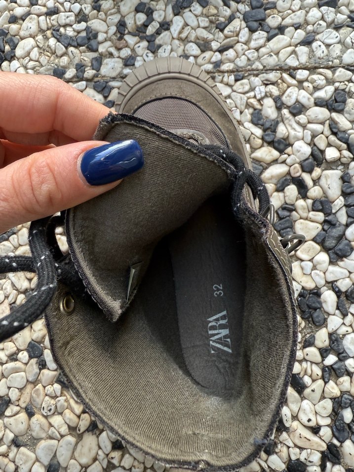 Haki Kamuflajlı Bağcıklı Erkek Bot - Görsel 4