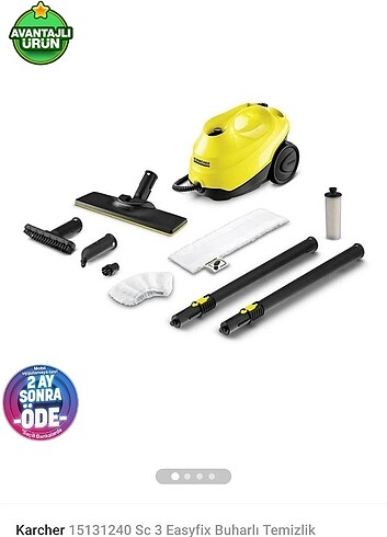 Karcher buharlı temizleyici 