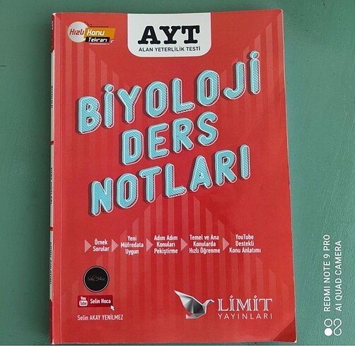 Biyoloji Ders Notları / YKS TYT AYT / SELİN HOCA