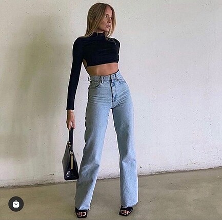 Zara wide leg jean