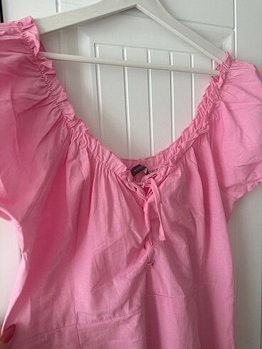 xl Beden Toz pembe elbise