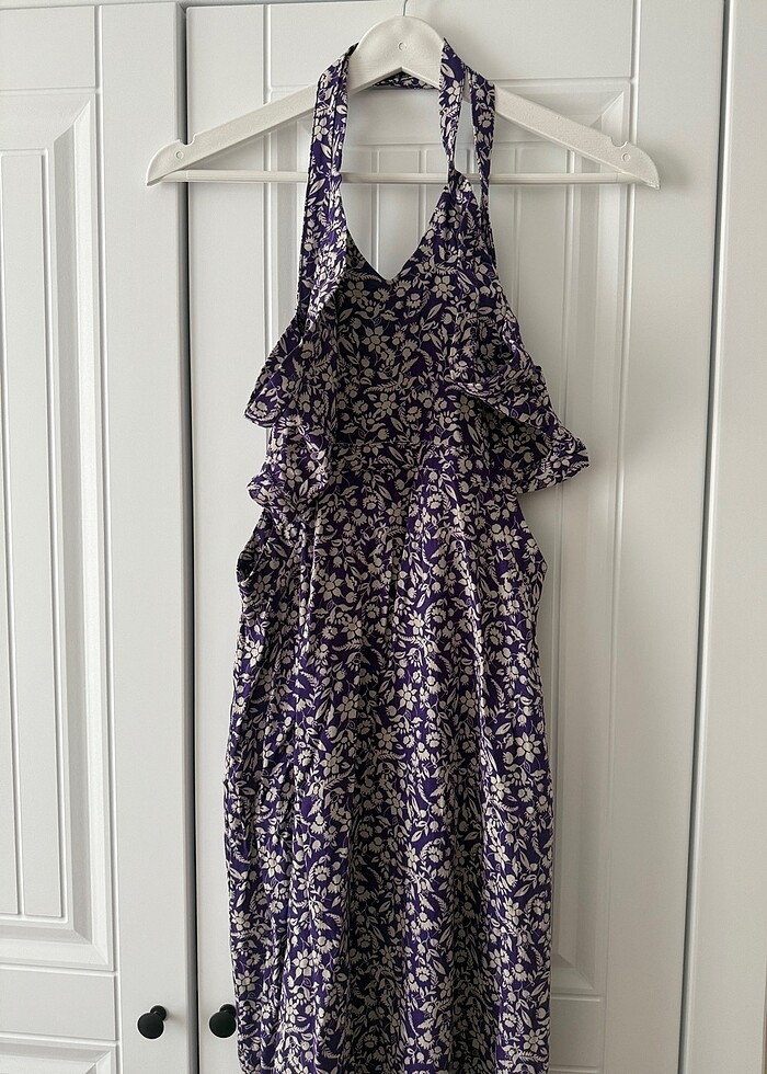 Renkli günlük elbise - Görsel 3