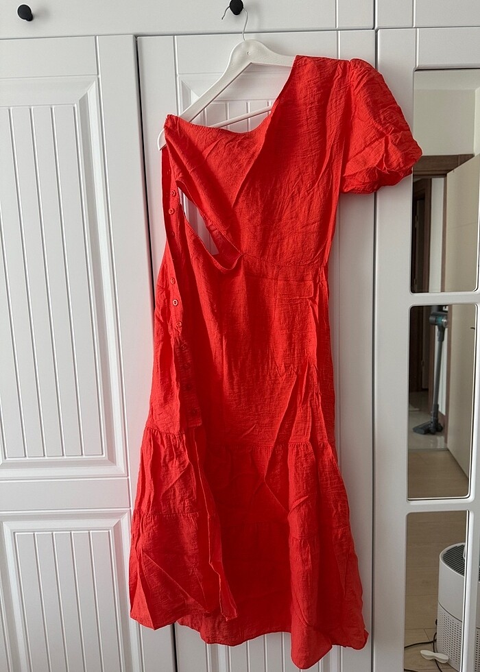 Turuncu elbise - Görsel 2