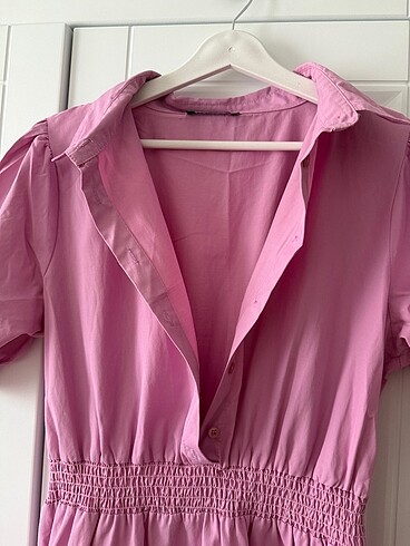 Trendyol & Milla Toz pembe elbise