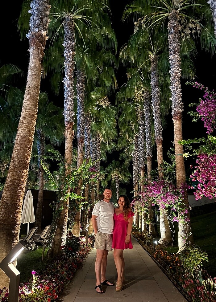 Koton fuşya elbise - Görsel 2