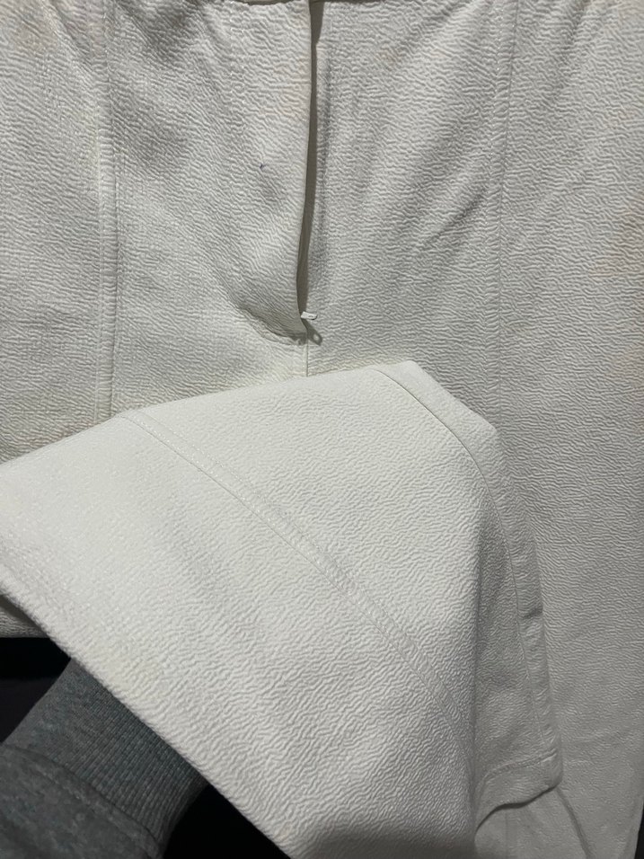 Beyaz Kadın Keten Pantolon - Görsel 4