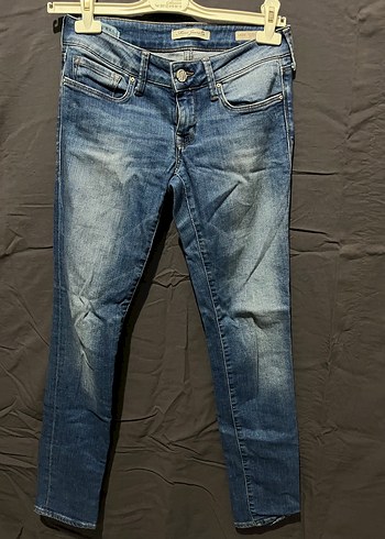 Kadın Mavi Denim Regular Fit Jean - Görsel 2