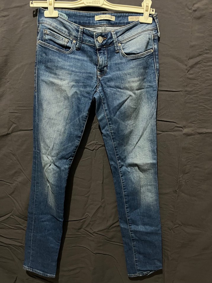 Kadın Mavi Denim Regular Fit Jean - Görsel 2