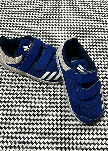 Erkek Çocuk Mavi Cırtlı Spor Ayakkabı - Görsel 4